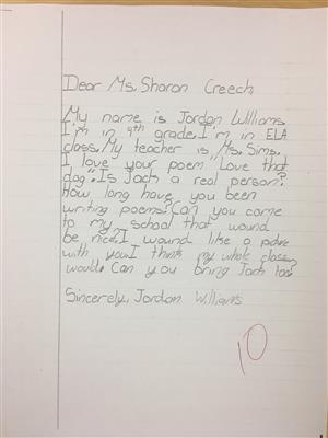 letter from Jordan 